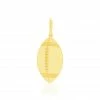 Histoire D'Or Pendentif Julius Sport Rugby Or Jaune