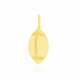 Histoire D'Or Pendentif Julius Sport Rugby Or Jaune