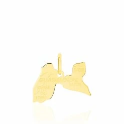 Histoire D'Or Pendentif Gaietana Guadeloupe Or Jaune