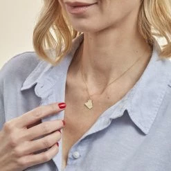 Histoire D'Or Pendentif Gaietana Algerie Or Jaune -Colliers Fantaisie Soldes B3PMJW0294 model0