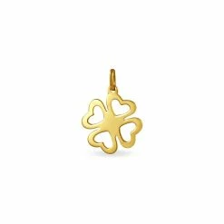 Histoire D'Or Pendentif Koulmia Trefle Or Jaune -Colliers Fantaisie Soldes B3PMJW0418 view2