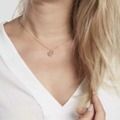 Histoire D'Or Pendentif Eudocie Coeurs Lisses Or Jaune -Colliers Fantaisie Soldes B3PMJW0723 model1