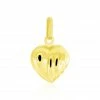 Histoire D'Or Pendentif Eudocie Coeur Stri Or Jaune