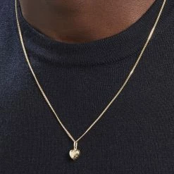 Histoire D'Or Pendentif Eudocie Coeur Stri Or Jaune -Colliers Fantaisie Soldes B3PMJW0919 model1