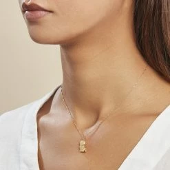 Histoire D'Or Pendentif Egee Chat Or Jaune 8 Histoire D'Or Pendentif Egee Chat Or Jaune -Colliers Fantaisie Soldes B3PMJW0926 model0