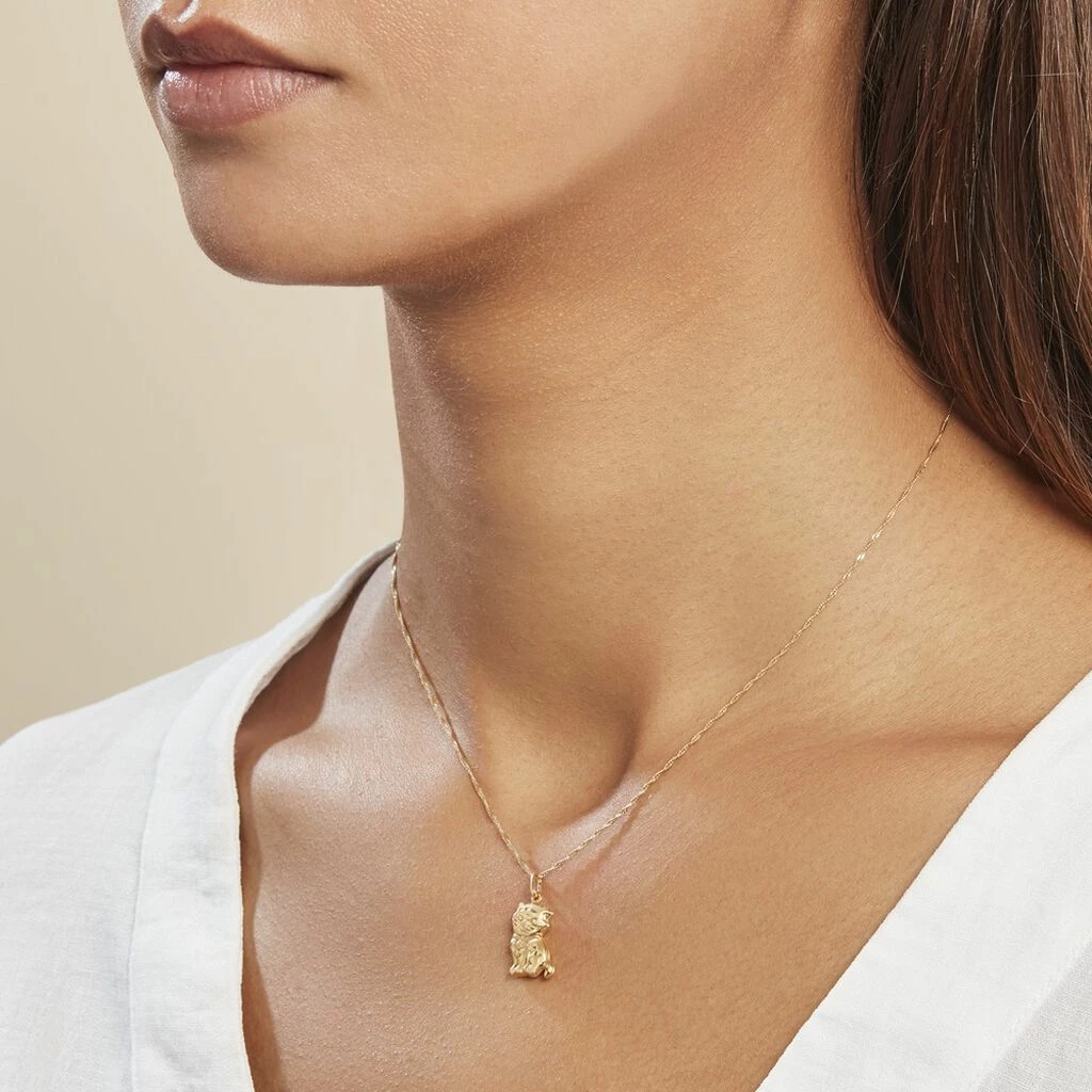 Histoire D'Or Pendentif Egee Chat Or Jaune 4 Histoire D'Or Pendentif Egee Chat Or Jaune – Image 4