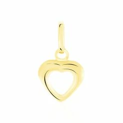 Histoire D'Or Pendentif Eudocie Coeur Bombe Or Jaune