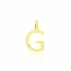 Histoire D'Or Pendentif Ionia Lettre Or Jaune