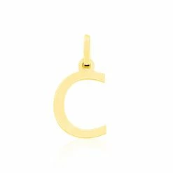 Histoire D'Or Pendentif Ionia Lettre Or Jaune