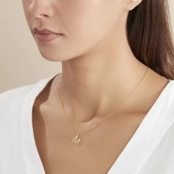 Histoire D'Or Pendentif Ionia Lettre Or Jaune -Colliers Fantaisie Soldes B3PMJW0977 model2
