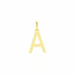 Histoire D'Or Pendentif Ionia Lettre Or Jaune