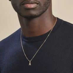 Histoire D'Or Pendentif Ionia Lettre Or Jaune -Colliers Fantaisie Soldes B3PMJW0991 model1