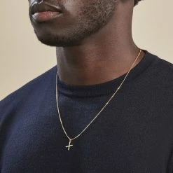 Histoire D'Or Pendentif Ionia Lettre Or Jaune -Colliers Fantaisie Soldes B3PMJW0993 model1