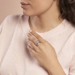 Histoire D'Or Bague Giseleae Or Blanc Diamant 8 Histoire D'Or Bague Giseleae Or Blanc Diamant -Colliers Fantaisie Soldes B7DFBDW35G model0