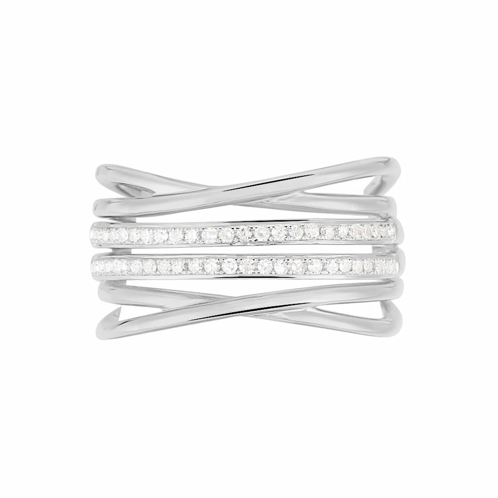Histoire D'Or Bague Giseleae Or Blanc Diamant 2 Histoire D'Or Bague Giseleae Or Blanc Diamant – Image 2