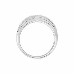 Histoire D'Or Bague Giseleae Or Blanc Diamant 7 Histoire D'Or Bague Giseleae Or Blanc Diamant -Colliers Fantaisie Soldes B7DFBDW35G view2