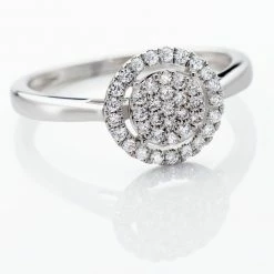 Histoire D'Or Bague Or Blanc Nawra Diamants Synthétiques -Colliers Fantaisie Soldes B7DFBJW164 view3