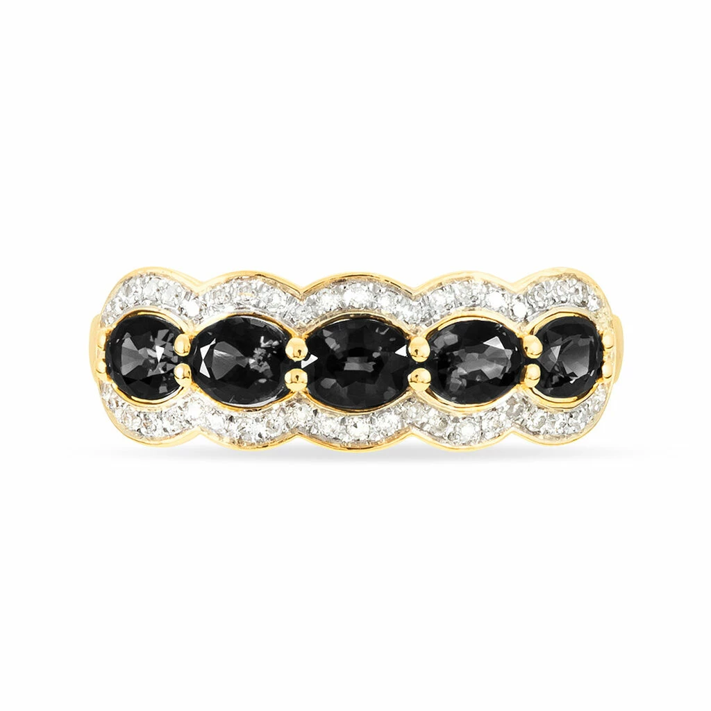 Histoire D'Or Bague Margaux Or Jaune Onyx Et Diamant 2 Histoire D'Or Bague Margaux Or Jaune Onyx Et Diamant – Image 2