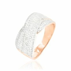 Histoire D'Or Bague Elyne Or Rose Diamant