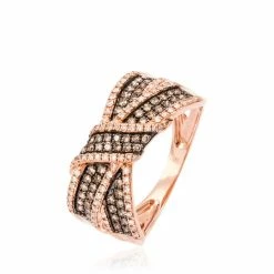 Histoire D'Or Bague Agnes Or Rose Diamant