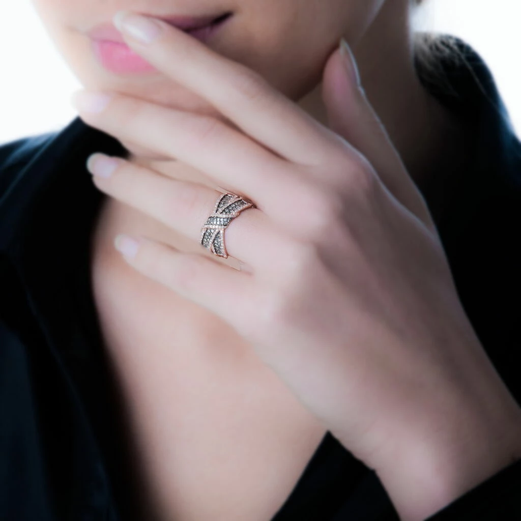 Histoire D'Or Bague Agnes Or Rose Diamant 3 Histoire D'Or Bague Agnes Or Rose Diamant – Image 3