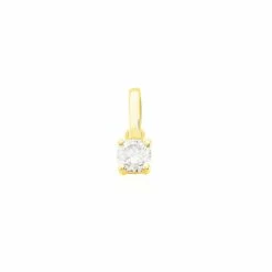 Histoire D'Or Pendentif Noeline Or Jaune Diamant