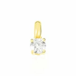 Histoire D'Or Pendentif Victoria Or Jaune Diamant
