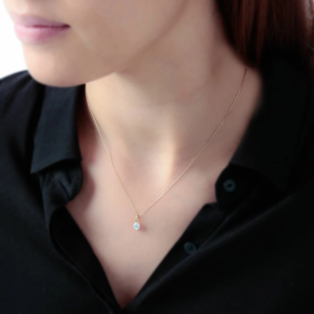 Histoire D'Or Pendentif Victoria Or Jaune Diamant 3 Histoire D'Or Pendentif Victoria Or Jaune Diamant – Image 3