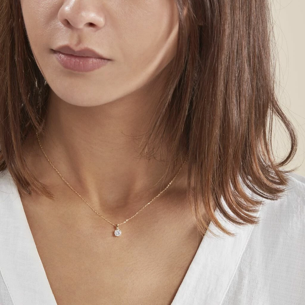 Histoire D'Or Pendentif Victoria Or Jaune Diamant 3 Histoire D'Or Pendentif Victoria Or Jaune Diamant – Image 3