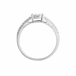 Histoire D'Or Bague Julia Platine Blanc Diamant 8 Histoire D'Or Bague Julia Platine Blanc Diamant -Colliers Fantaisie Soldes BPDFBDW3VY view2