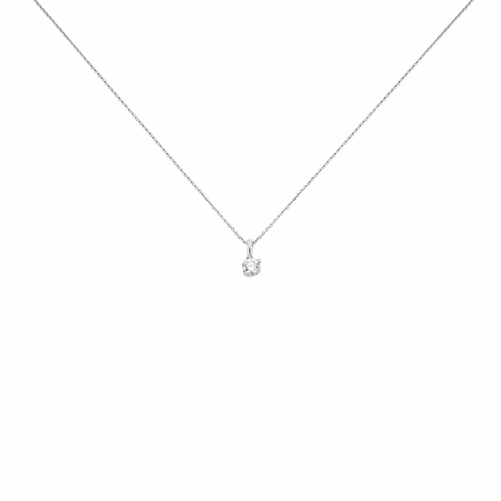 Histoire D'Or Collier Natalia Platine Blanc Diamant 1 Histoire D'Or Collier Natalia Platine Blanc Diamant