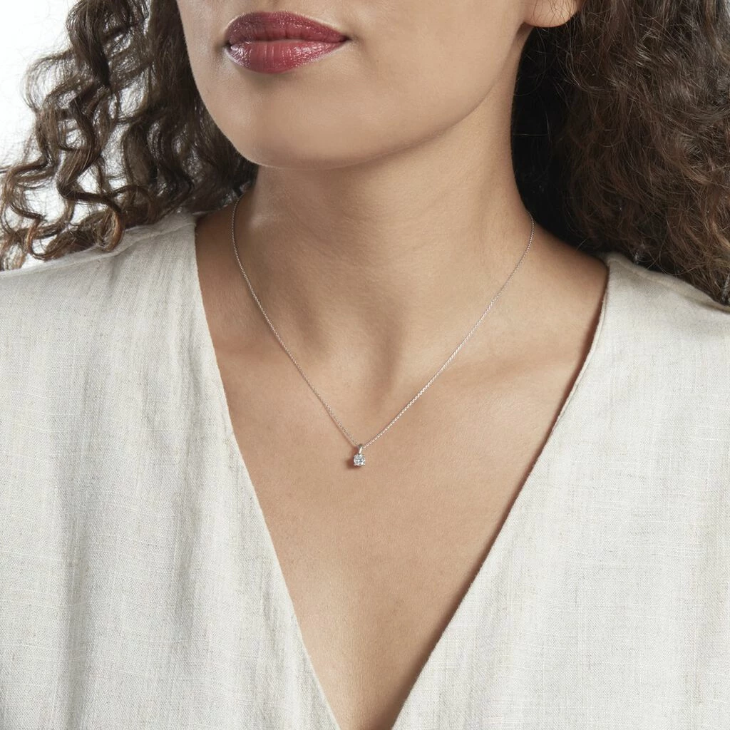 Histoire D'Or Collier Victoria Platine Blanc Diamant 3 Histoire D'Or Collier Victoria Platine Blanc Diamant – Image 3