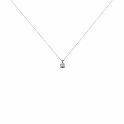 Histoire D'Or Collier Victoria Platine Blanc Diamant
