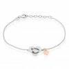 Histoire D'Or Bracelet Nathalie Argent Bicolore