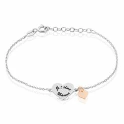 Histoire D'Or Bracelet Nathalie Argent Bicolore