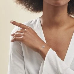 Histoire D'Or Bracelet Ambrose Argent Bicolore Oxyde De Zirconium -Colliers Fantaisie Soldes FABF2ZW011 model1