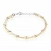 Histoire D'Or Bracelet Daralea Argent Tricolore