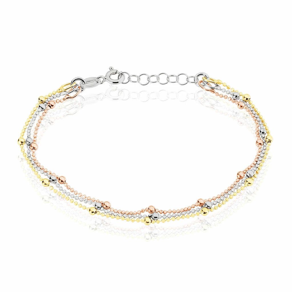 Histoire D'Or Bracelet Daralea Argent Tricolore 1 Histoire D'Or Bracelet Daralea Argent Tricolore