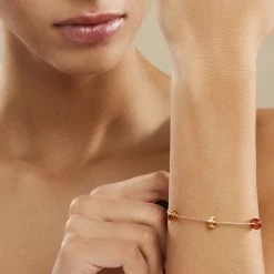 Histoire D'Or Bracelet Argent Blanc Siaae Ambres -Colliers Fantaisie Soldes FABFBID156 model1