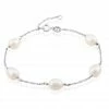 Histoire D'Or Bracelet Perlita Argent Blanc Perle De Culture