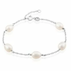 Histoire D'Or Bracelet Perlita Argent Blanc Perle De Culture