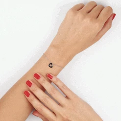 Histoire D'Or Bracelet Danielae Argent Blanc -Colliers Fantaisie Soldes FABFBW001D view2