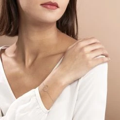 Histoire D'Or Bracelet Hibis Argent Blanc -Colliers Fantaisie Soldes FABFBW00DR model0