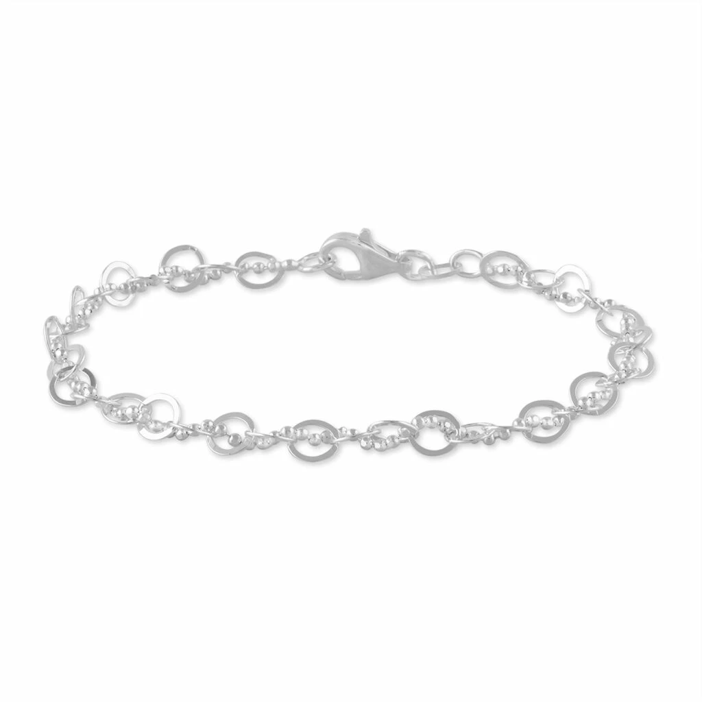 Histoire D'Or Bracelet Mayan Argent Blanc 1 Histoire D'Or Bracelet Mayan Argent Blanc