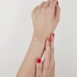 Histoire D'Or Bracelet Severiano Argent Blanc -Colliers Fantaisie Soldes FABFBW00L8 view2