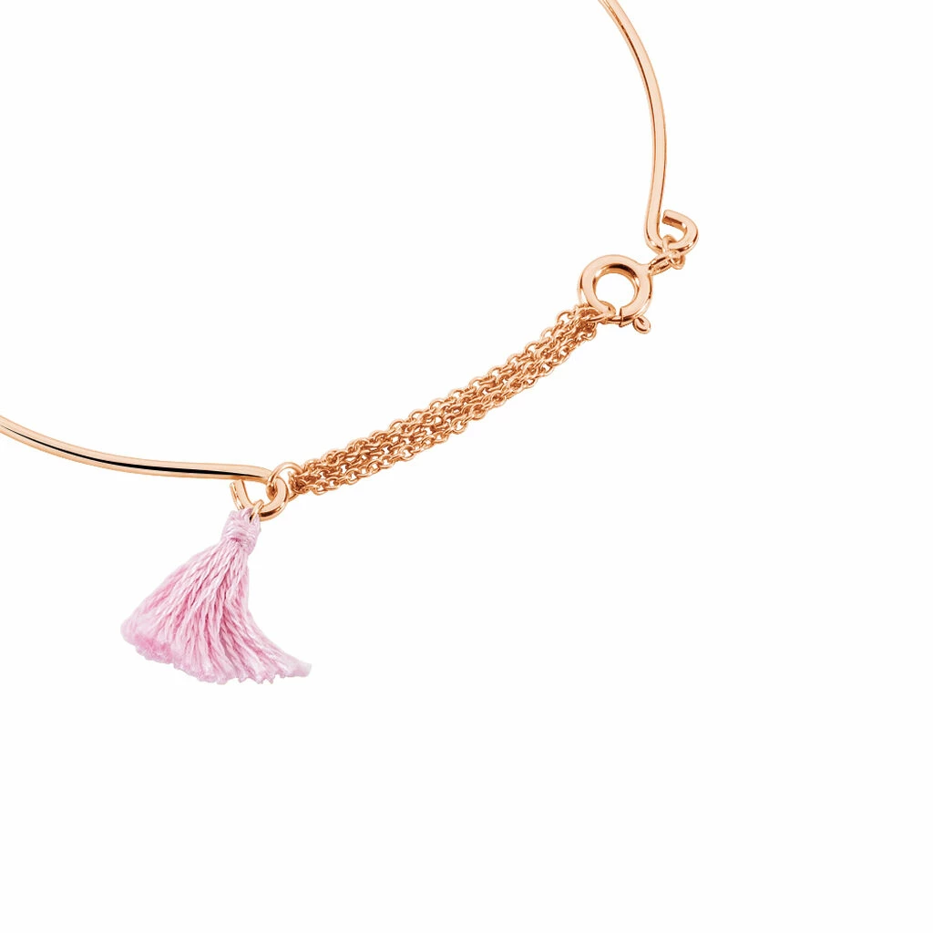 Histoire D'Or Bracelet Jonc Sibel Argent Blanc 2 Histoire D'Or Bracelet Jonc Sibel Argent Blanc – Image 2