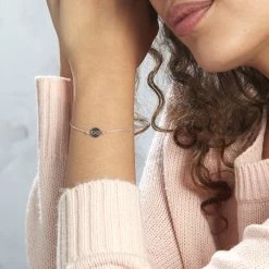 Histoire D'Or Bracelet Shereen Argent Blanc -Colliers Fantaisie Soldes FABFBW00XE model1