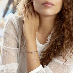 Histoire D'Or Bracelet Jonc Marie-capucine Argent Blanc 8 Histoire D'Or Bracelet Jonc Marie-capucine Argent Blanc -Colliers Fantaisie Soldes FABFBW013Y model0