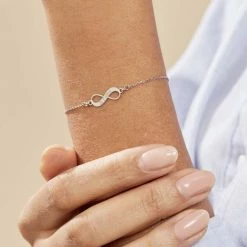 Histoire D'Or Bracelet Argent Blanc Wandis 7 Histoire D'Or Bracelet Argent Blanc Wandis -Colliers Fantaisie Soldes FABFBW019L model1