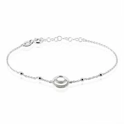 Histoire D'Or Bracelet Argent Rhodié Vibien Glitter